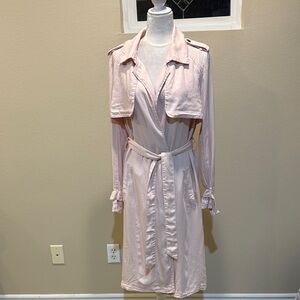 Walter Baker Light Pink “Marley” Trench Coat-Size M